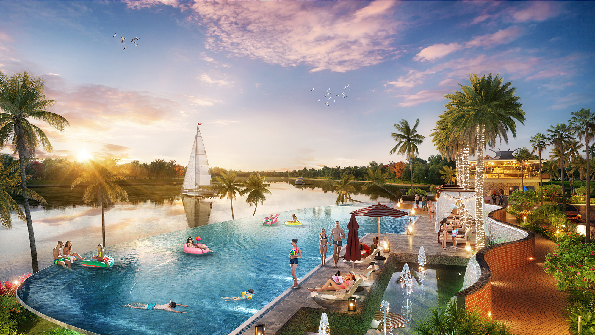 tiện ích hoàn hảo Sunneva Island cư dân hưởng lợi 1