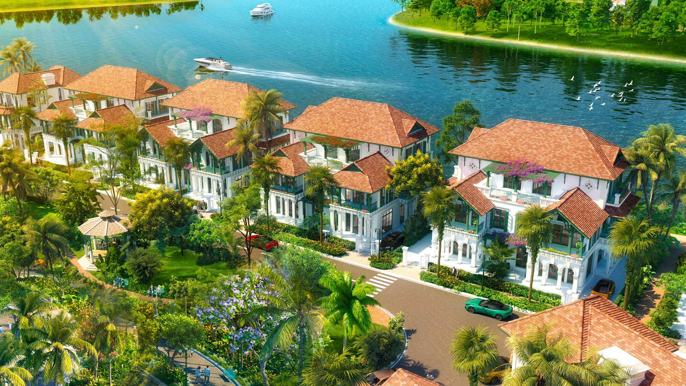 Biệt thự song lập (266 căn)