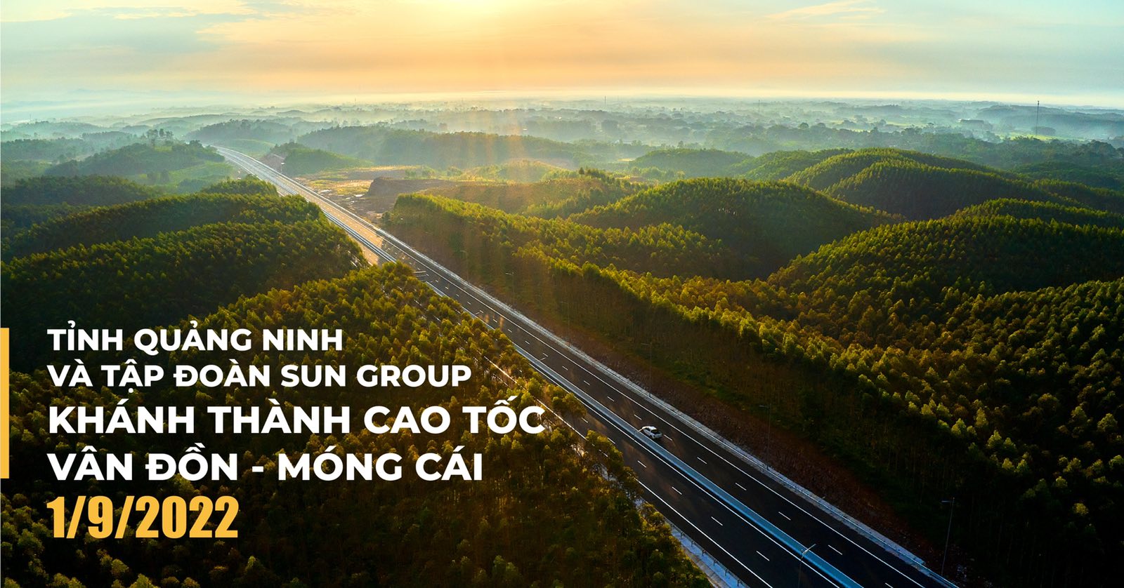 1-9-2022: Sun Group Khánh thành cao tốc Vân Đồn – Móng Cái