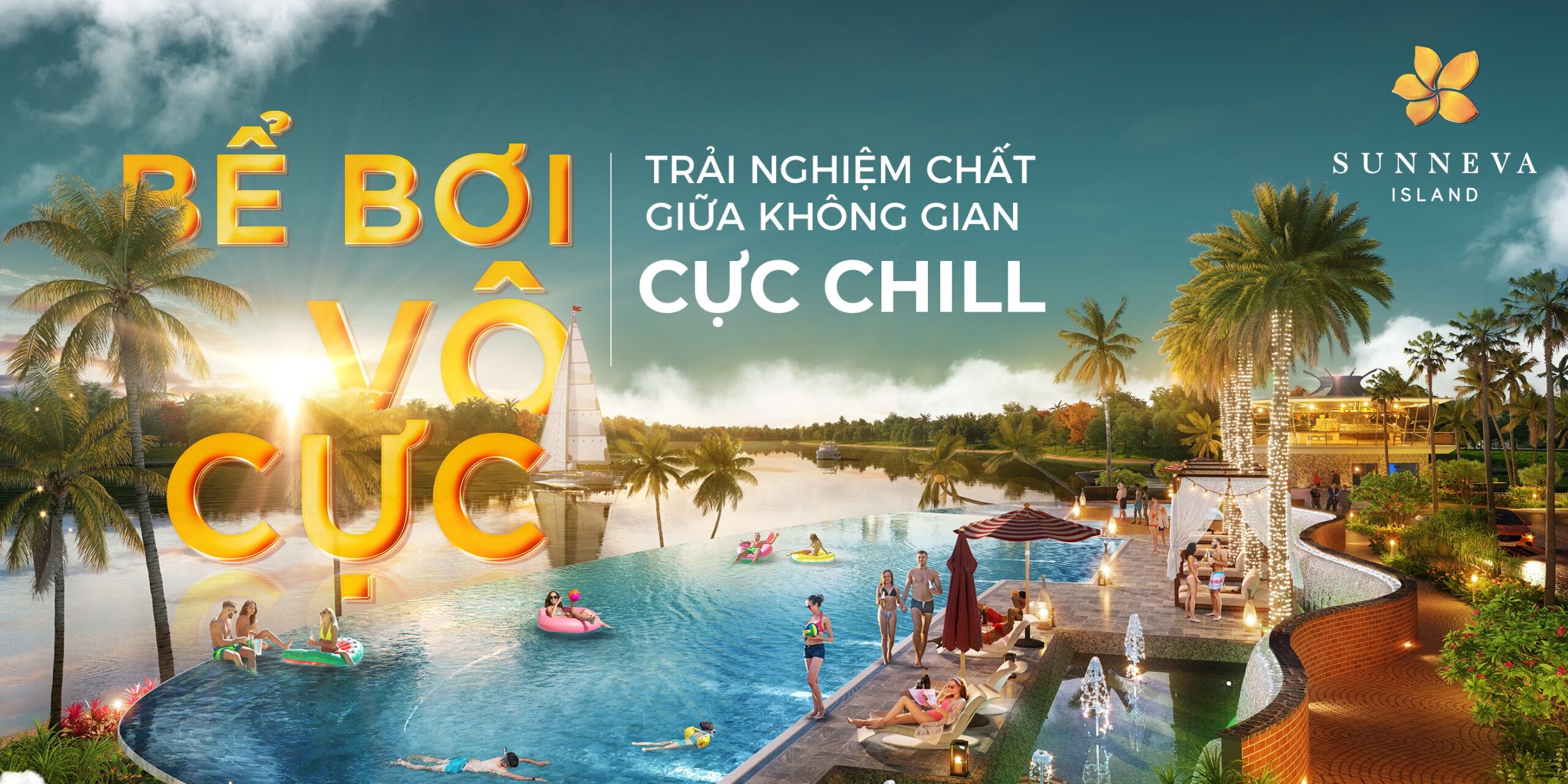 Trải nghiệm chất với bể bơi vô cực